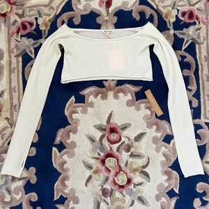 Valeria Cashmere Top Reformation Gossamer